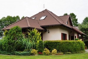 zdjęcie przedstawia widok na dom nad jeziorem do sprzedaży w okolicy Leszna