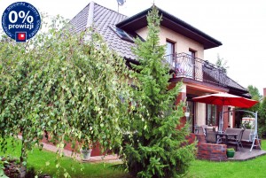 zdjęcie przedstawia dom na sprzedaż w Sosnowcu, widok od strony ogrodu